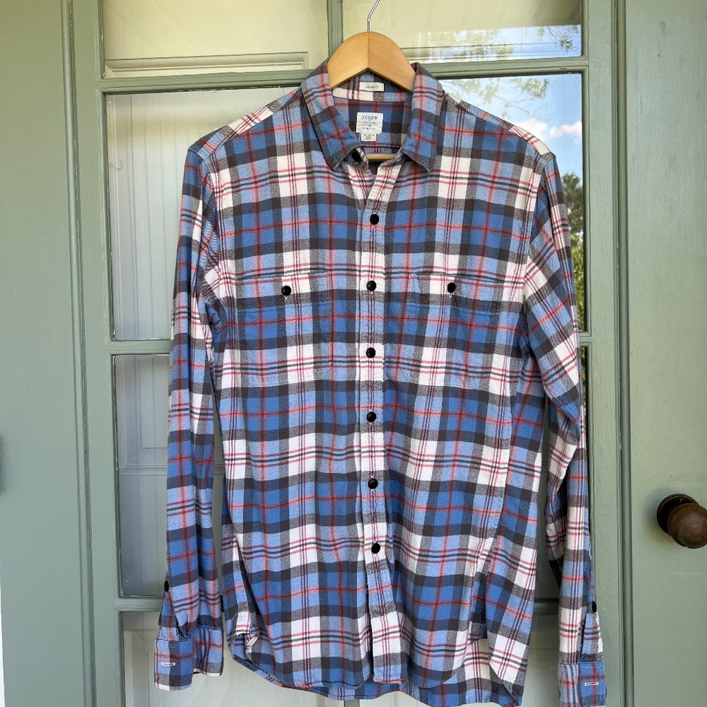 J Crew Flannel Shirt - Slim Fit - Medium
